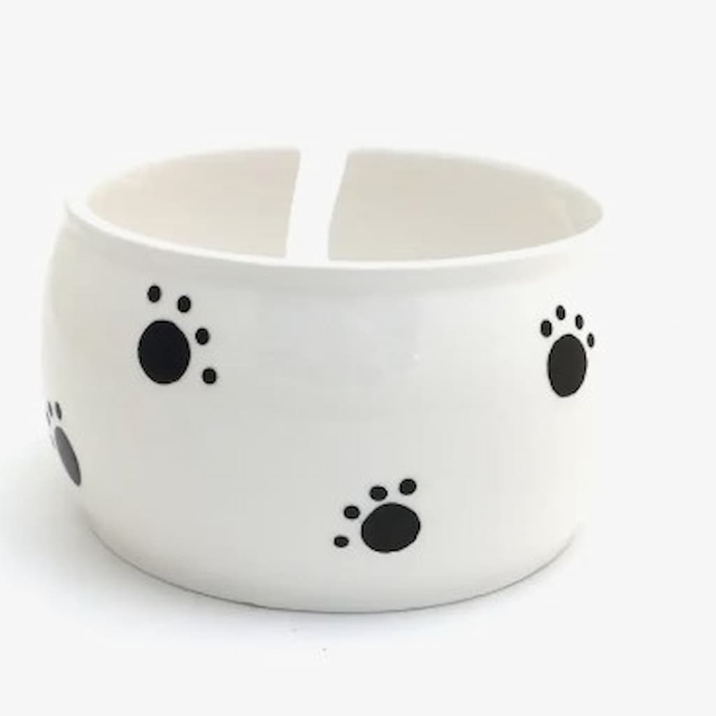 Ceramic Yarn Bowl Love Cats